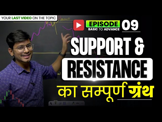 अब करो बिंदास Trading | Support/Resistance का संपूर्ण ग्रंथ | Episode : 09 - IITIAN Trader options