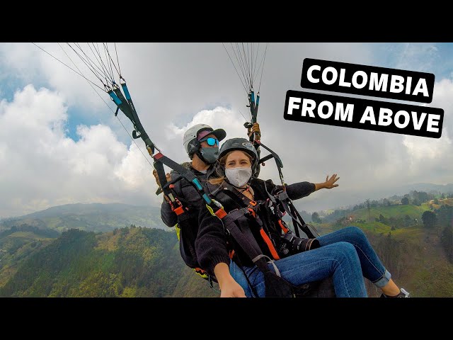 PARAGLIDING IN MEDELLIN COLOMBIA!