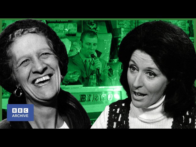 1971: Playing BINGO for GROCERIES | Nationwide | Niche Sports | BBC Archive