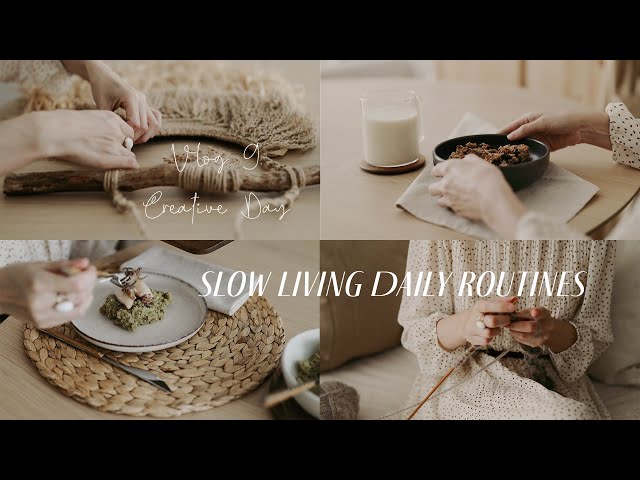 Daily Routine | Slow Living | Creative Day | How To Live Slow Life | Aesthetic | Moodlia