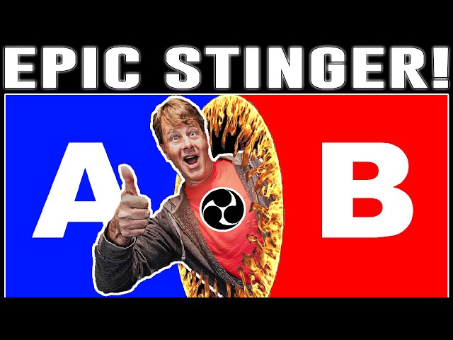 Create an EPIC Stinger Transition for OBS With FREE Software