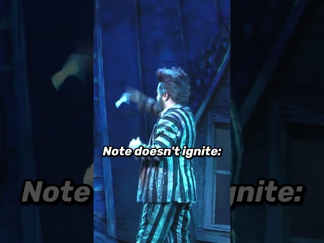 "Say My Name" Lydia's note mishap - Beetlejuice Musical Broadway - Alex Brightman