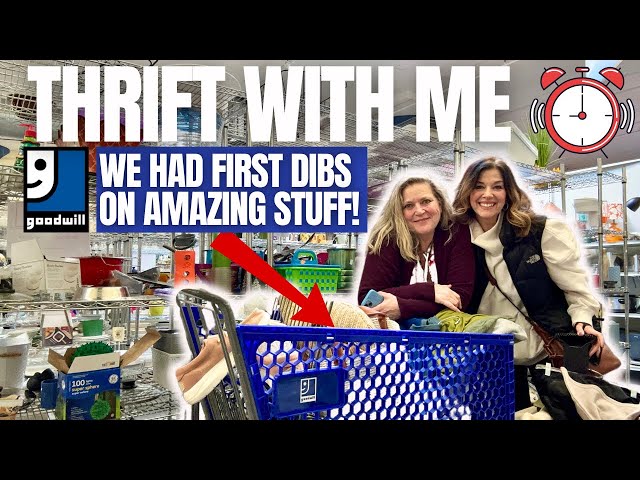 Getting to Goodwill early PAID OFF!! Thrift with me in Boston! Reseller Thrift Haul for Poshmark