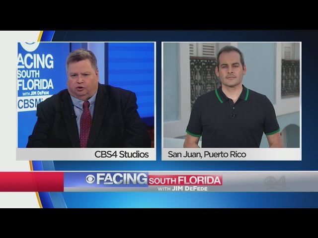 Facing South Florida: CBS News’ David Begnaud On Week Of Protests In Puerto Rico