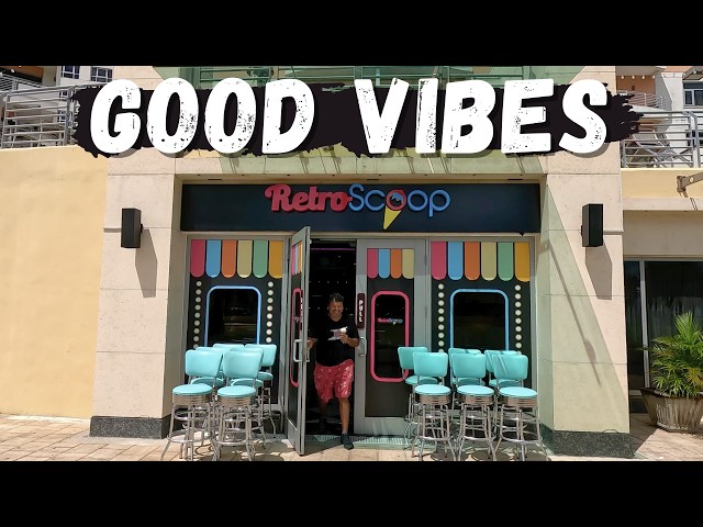 A Cafe, some chips and Ice Cream in Trinidad