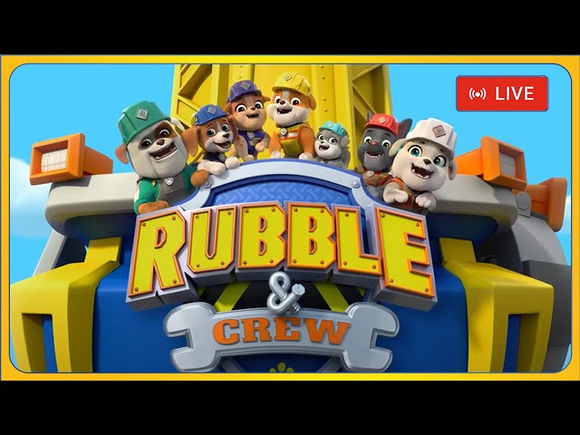 Rubble and Crew | LIVE! 🔴 | Cartoons For Kids