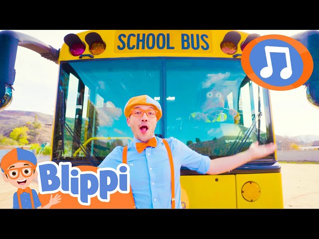 TOP 5 BLIPPI SONGS | Wheels On The Bus, Garbage Truck Song, Dinosaur Song + More｜Kids Songs