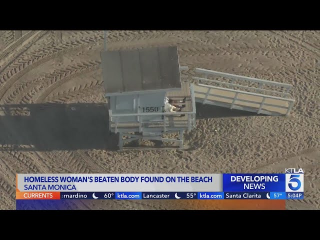 Homeless woman found beaten to death at Santa Monica beach