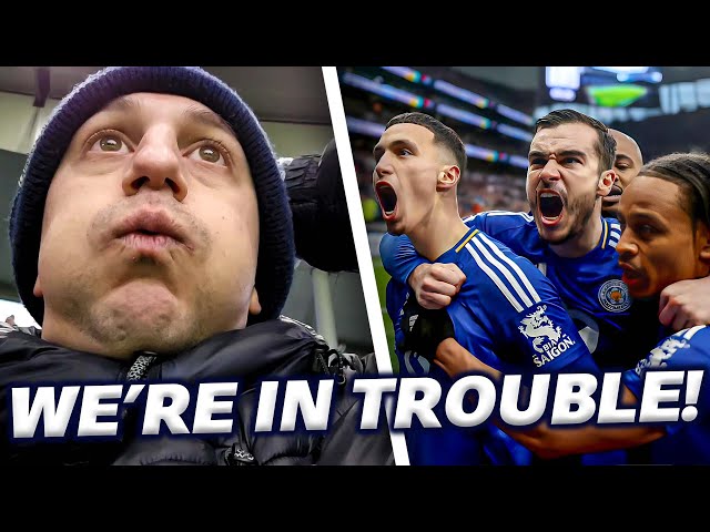 WE ARE BANG IN TROUBLE! 😡😡 Tottenham 1-2 Leicester [VLOG]