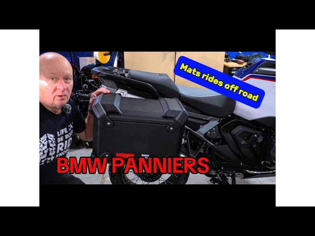 Unboxing and installation of BMW pannier on the R1300GS ADV #bmwr1300gsa #adv #adv #motorcycle