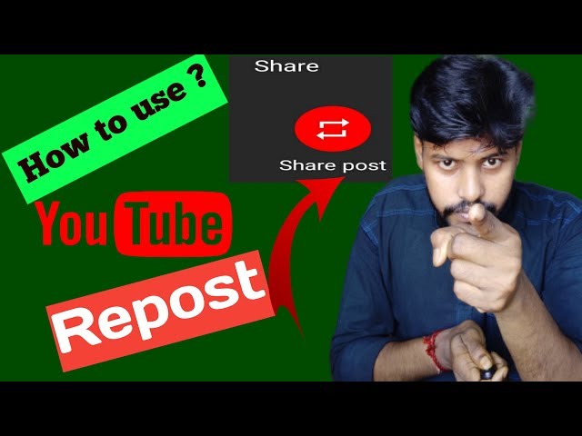 How to use YouTube repost | Repost on YouTube | Community Tap new features repost | Repost