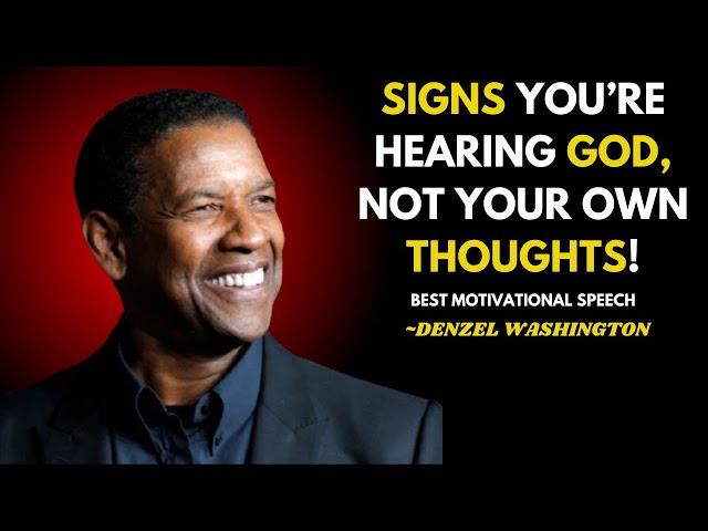 "God’s Voice vs. Your Inner Voice – The Key Difference!" l Denzel Washington l Best motivation.