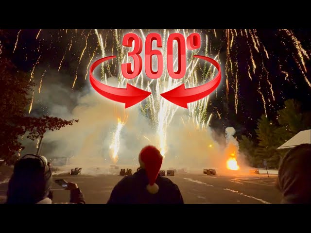 Nisswa, MN “City of Lights” FIREWORKS in VR 360 Degree Video [VIRTUAL REALITY]