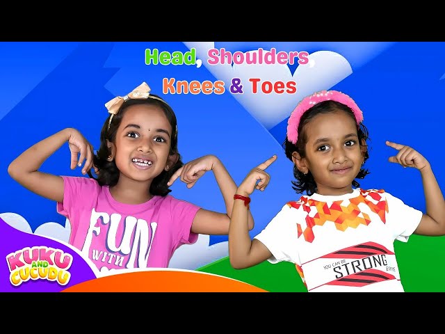 Head, Shoulders, Knees & Toes - Exercise Song For Kids - Kuku and Cucudu