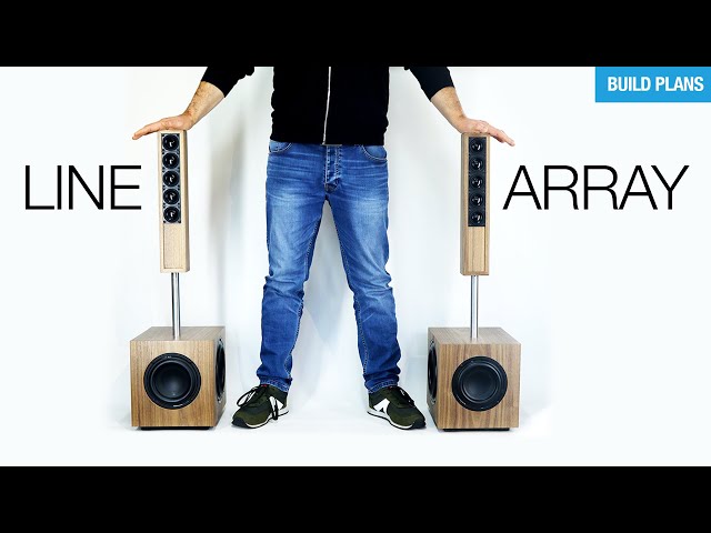 Building a LINE ARRAY Column Speaker- by SoundBlab