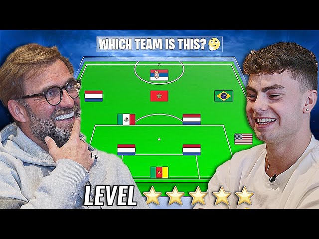 Which Team Is This? vs Jurgen Klopp (Football Quiz) - LEVEL: ⭐⭐⭐⭐⭐