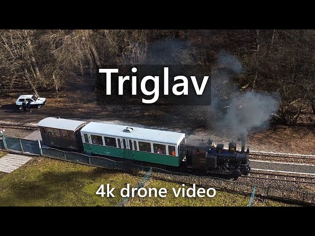 Triglav - Kemencei Erdei Múzeumvasút I 4K Drone Video