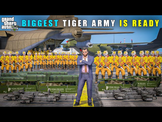 GTA 5 : FINALLY MICHAEL'S TIGER ARMY IS READY FOR WAR || BB GAMING