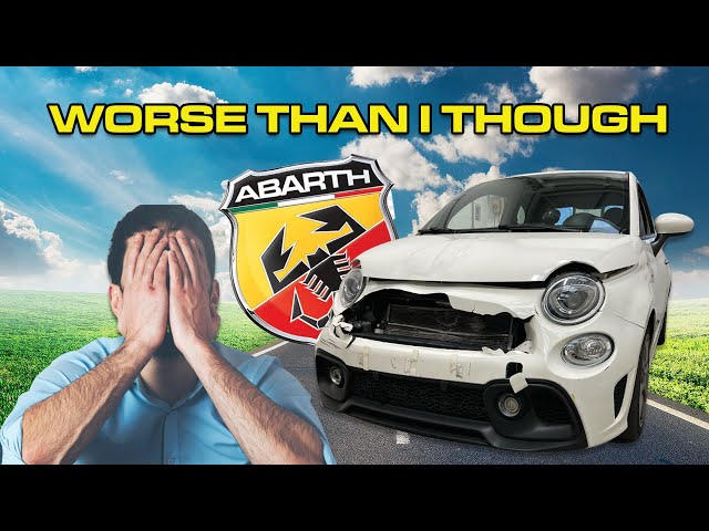 REBUILDING  A CHEAP HOT HATCH ABARTH 595 - WORSE THEN I THOUGH