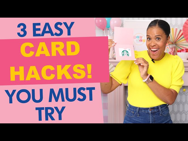 Birthday Card Making Ideas: THREE EASY must see card making hacks!