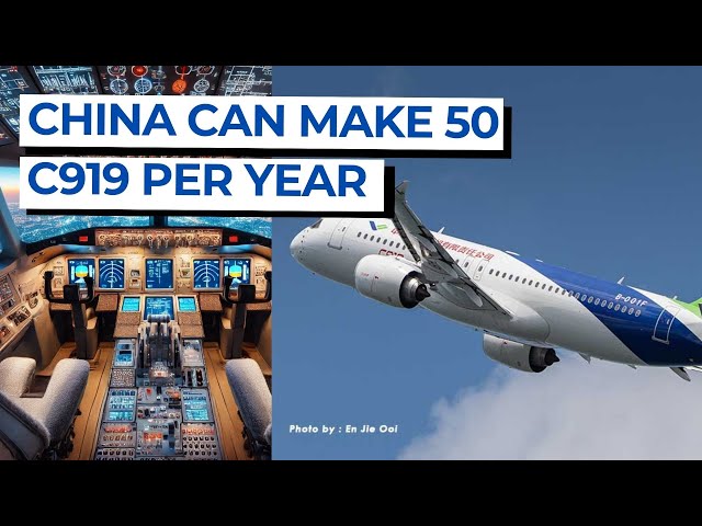 China's COMAC is ready to deliver 50 aircraft this year