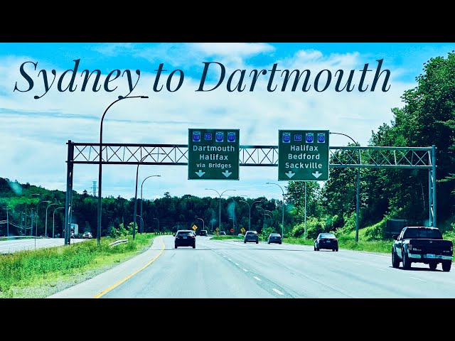 Driving from Sydney to Halifax Dartmouth Nova Scotia Atlantic Canada Maritime Road Trip Day 8 202306