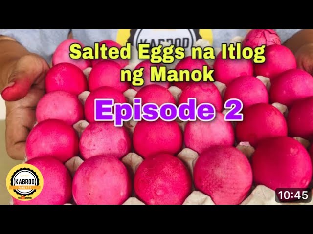 PAANO GUMAWA NG ITLOG NA MAALAT GAMIT ANG ITLOG NG MANOK | EPISODE 2 OF 2 EPISODES | WITH SUBTITLE