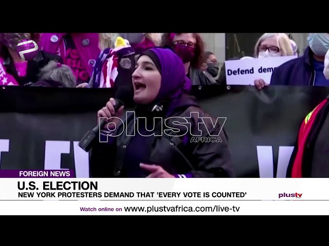 US Election 2020: New York Protesters Demand That 'Every Vote Is Counted' (News | US)