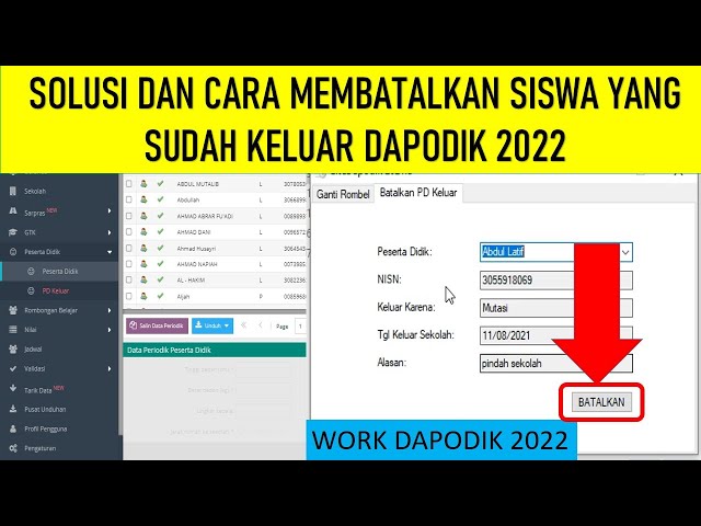 cara membatalkan siswa yang sudah dikeluarkan dari dapodik 2022