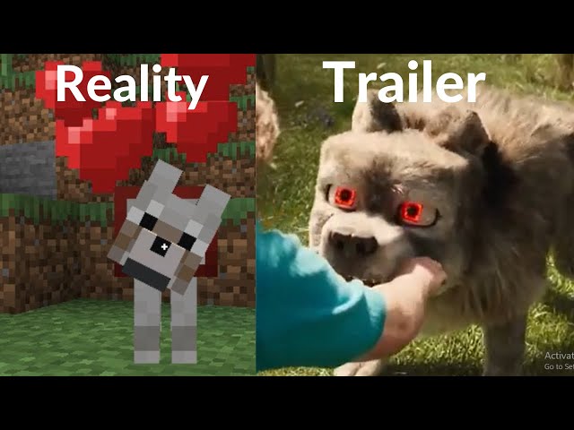 A Minecraft Movie : Trailer vs Reality