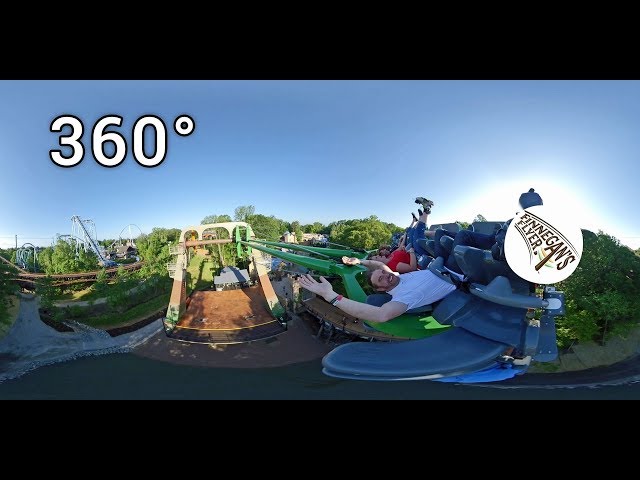 Finnegan's Flyer 360° on-ride Busch Gardens Williamsburg