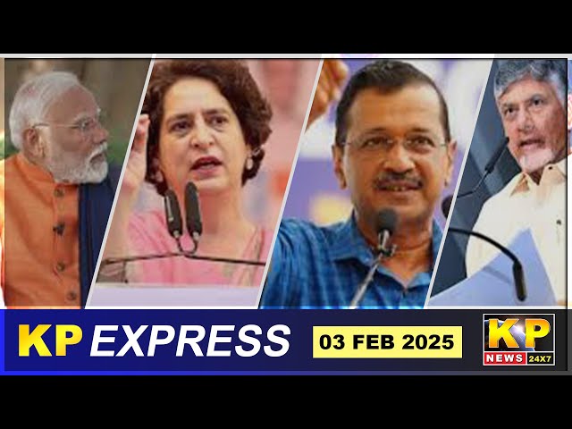 KP Express | 04 PM -03 February 2025-Nonstop Speed News-Superfast-Top Headlines-Bidar News Today