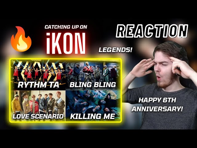 Catching Up On: iKON - RYTHM TA + BLING BLING + LOVE SCENARIO + KILLING ME | REACTION