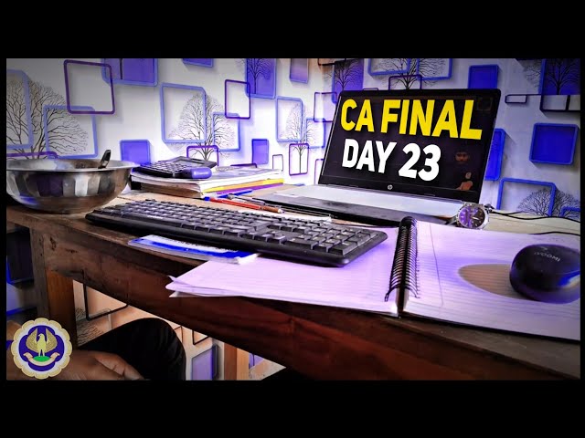 Day 23/100 days study Challenge | A Day in life of CA student