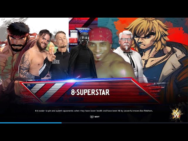 [WWE 2K24] Custom Matches | 8-Superstar Smash Up | Iron Man 30 Min Full Match | #6