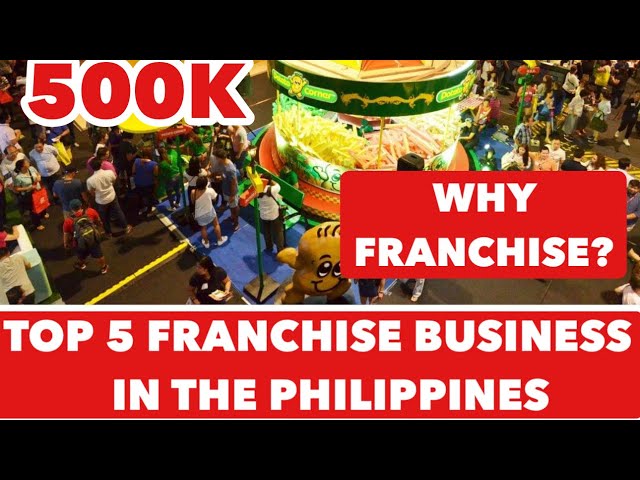 500K TOP FRANCHISE BUSINESS IN THE PHILIPPINES:NEGOSYO PHILIPPINES