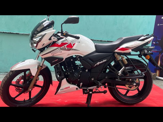 New Tvs Apache RTR 180 2v White Colour Detailed Review In Hindi 2023