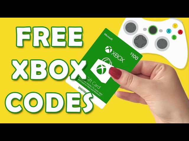 FREE Xbox Gift Card Codes 2025 / $100 Get Free Xbox Promo Codes 2025!