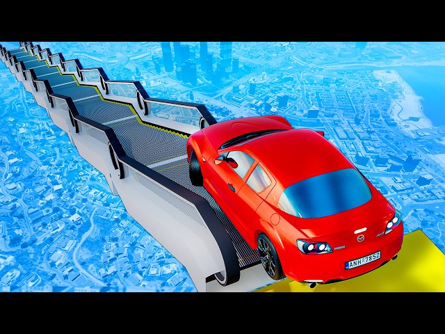 Cars vs Escalators in GTA 5