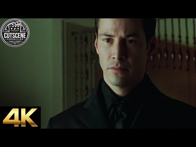 [4K UHD] Neo Meets the Oracle One Last Time CUTSCENE | The Matrix Revolutions (2003)