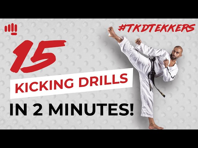 15 Easy to Follow Taekwon-Do Turning Kicking Drills in 2 MINUTES!