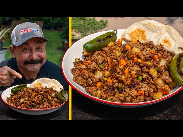 How to Make PICADILLO con PAPAS (Mexican Ground Beef Recipe made Texas Style)