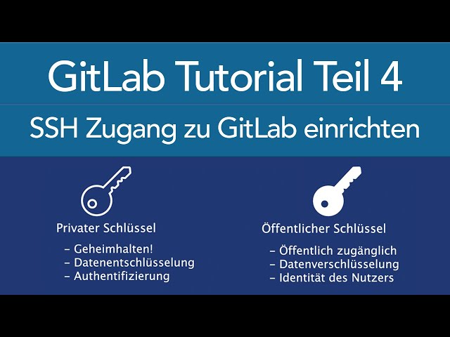 Git/Gitlab - SSH Zugang zu GitLab einrichten