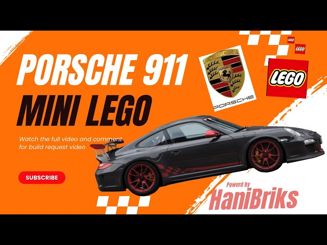 Porsche 911 mini Lego #lego #legotechnic #porche #automobile #minifigured #minifigures