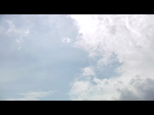 CLOUDS in movement!🌞🌈 Blue Sky☁ the BEST CALMING video Ambience 1h long Screensaver cloud PRIJECTOR🌈