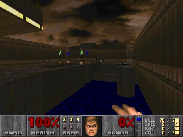 Doom II level 3, The Gantlet: Official Secrets