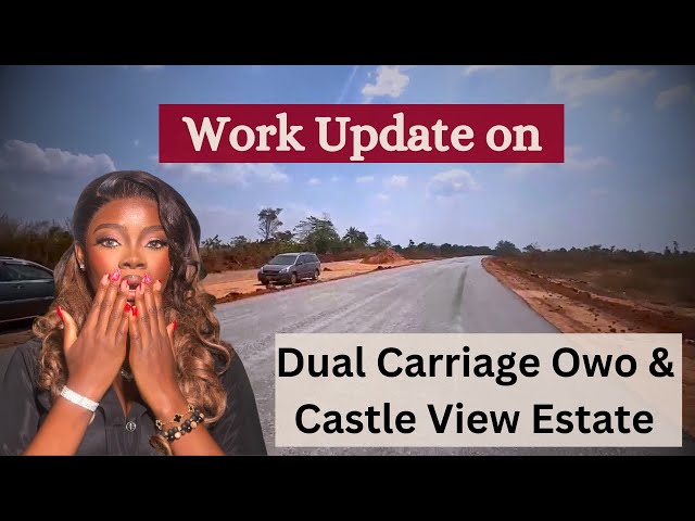 Current Work Update on Owo Dual Carriage Road & Castle View Estate | Land For Sale In Enugu Nigeria