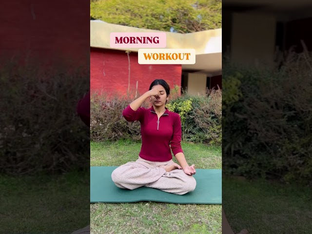 Energize Your Morning: Yoga Routine with Pranayama for Every Day #shorts #morningroutine