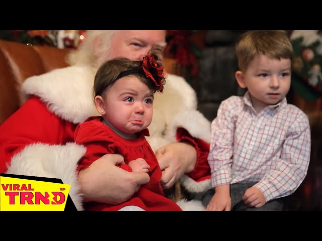 TRY NOT TO LAUGH - Kids vs Santa | Funny CHRISTMAS FAILS | Funny Videos || Viral TRND