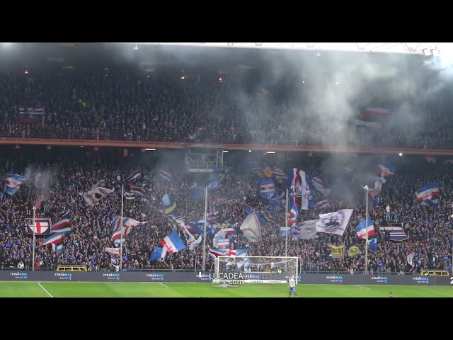 Sampdoria-Modena 2023/2024, tifo durante la partite